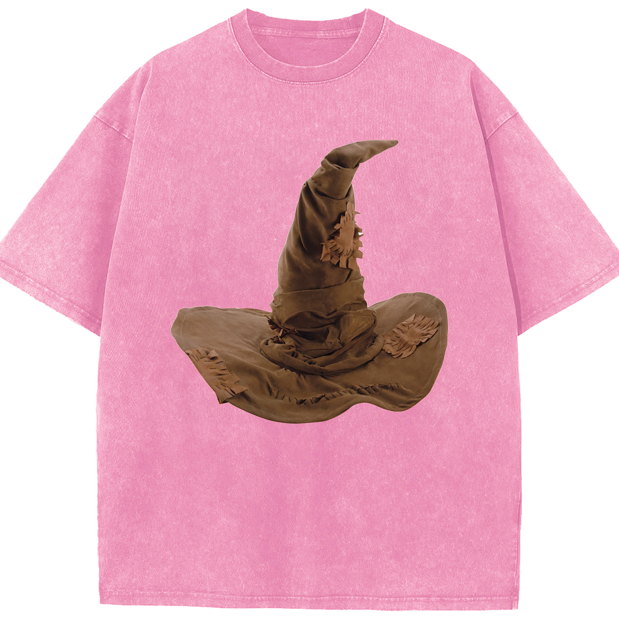 （画像用） Harry Potter ハリー・ポッターシリーズ 綿100% ヴィンテージ風 半袖Tシャツ（フロントプリント）